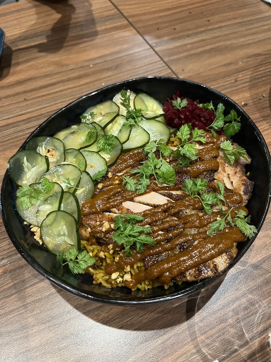 Appetizing chicken rice bowl at S.A.J. Bistronomy by Leens @ TTDI
